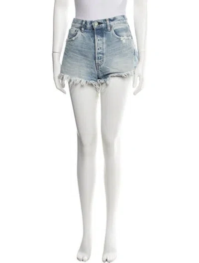Pre-owned Moussy Mini Shorts In Blue
