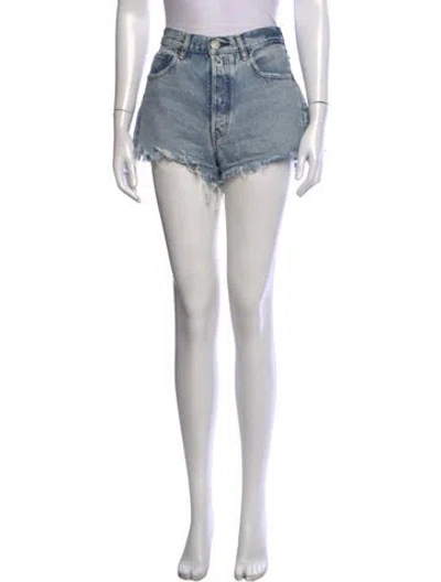 Pre-owned Moussy Mini Shorts In Blue