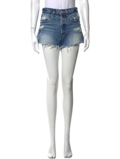 Pre-owned Moussy Mini Shorts In Blue