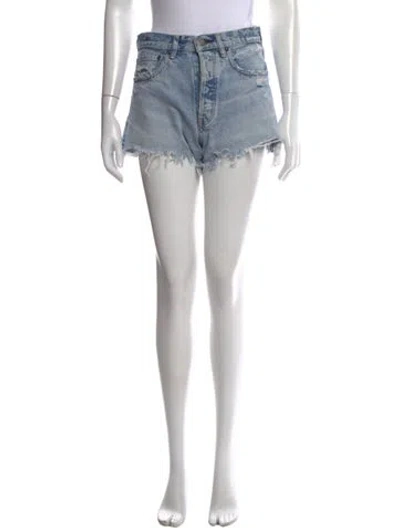 Pre-owned Moussy Mini Shorts In Blue