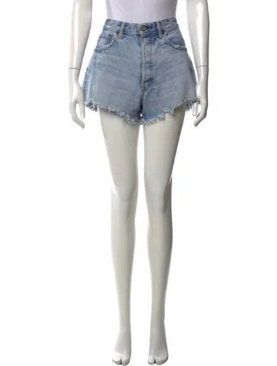Pre-owned Moussy Mini Shorts In Blue