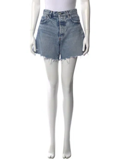 Pre-owned Moussy Mini Shorts In Blue