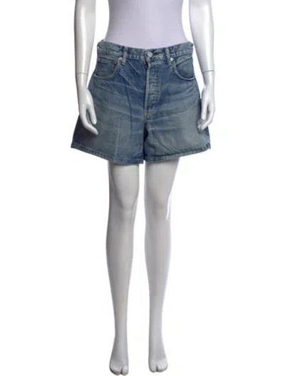 Pre-owned Moussy Mini Shorts In Blue