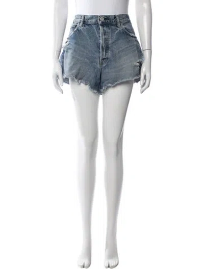 Pre-owned Moussy Mini Shorts In Blue