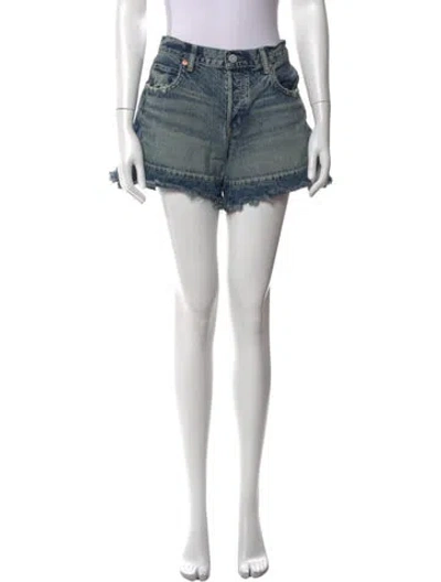 Pre-owned Moussy Mini Shorts In Blue