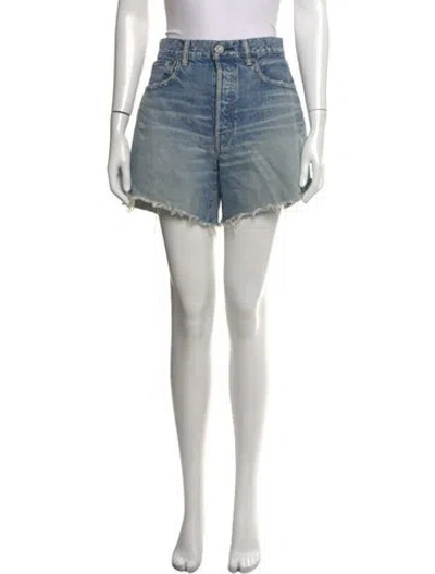 Pre-owned Moussy Mini Shorts In Blue