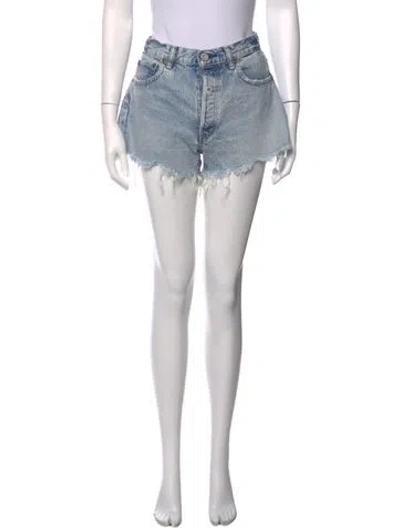 Pre-owned Moussy Mini Shorts In Blue