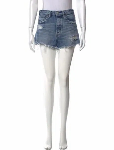Pre-owned Moussy Mini Shorts In Blue