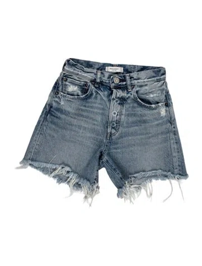 Pre-owned Moussy Mini Shorts In Blue