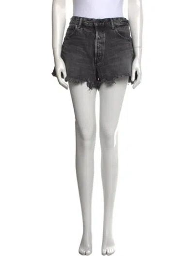 Pre-owned Moussy Mini Shorts In Gray