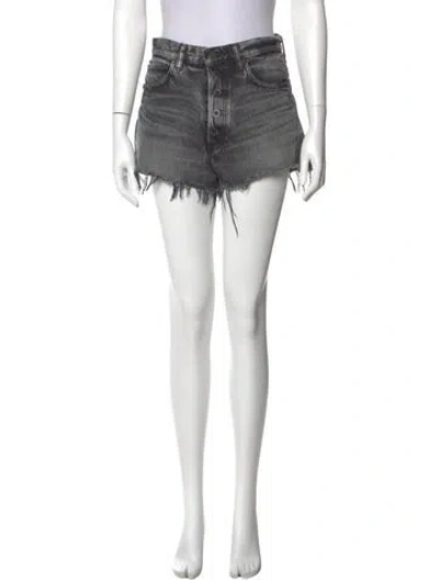 Pre-owned Moussy Mini Shorts In Gray