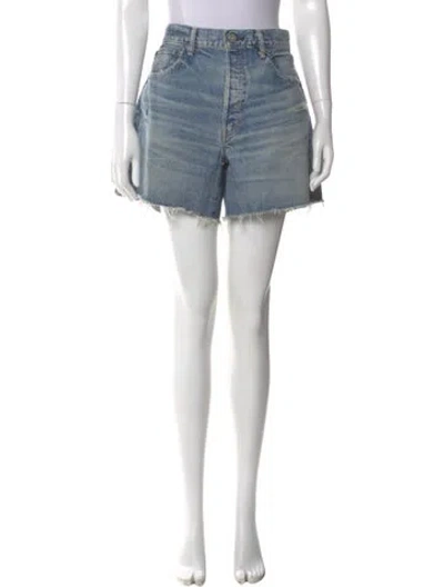 Pre-owned Moussy Mini Shorts W/ Tags In Blue