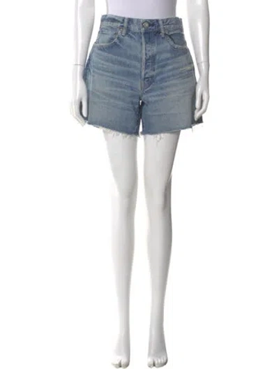 Pre-owned Moussy Mini Shorts W/ Tags In Blue