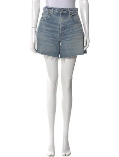 Pre-owned Moussy Mini Shorts W/ Tags In Blue