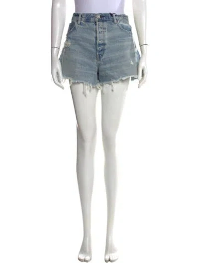 Pre-owned Moussy Mini Shorts W/ Tags In Blue