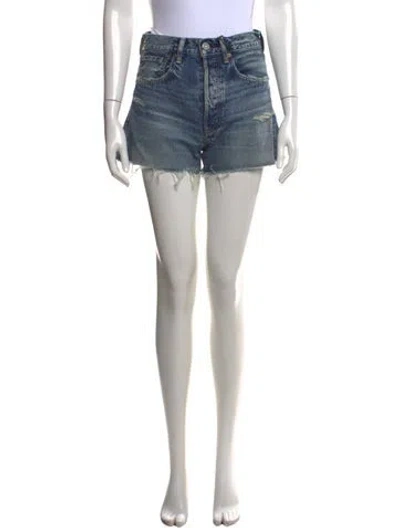 Pre-owned Moussy Mini Shorts W/ Tags In Blue