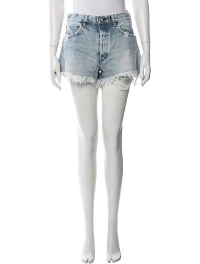 Pre-owned Moussy Mini Shorts W/ Tags In Blue