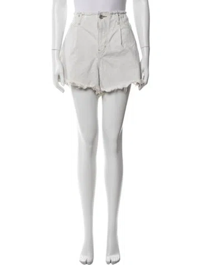 Pre-owned Moussy Mini Shorts In White