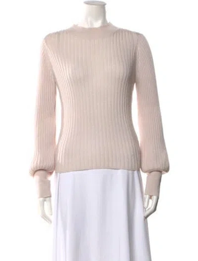 Pre-owned Moussy Mock Neck Sweater In Pink