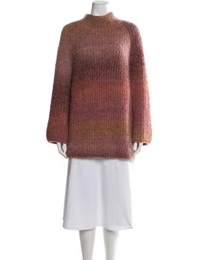 Pre-owned Moussy Mock Neck Sweater W/ Tags In Multicolor