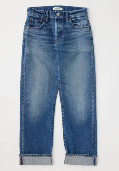 Moussy Mv Foxwood Straight Jeans In Blue
