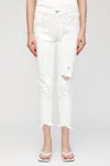 Moussy Mv Glendele Skinny Jeans In White In White