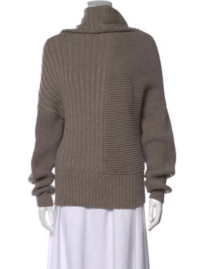 Pre-owned Moussy Nylon Turtleneck Sweater In Neutrals