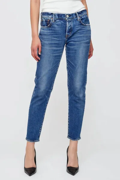 Moussy Okahumpka Tapered Jeans In Blue