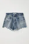 Moussy Packard Shorts In Blue In Blue