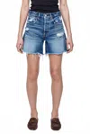 Moussy Pelham Long Shorts In Blue In Blue