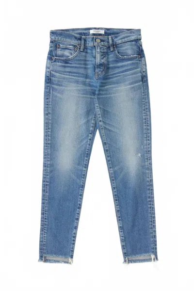 Moussy Placida Skinny In Blue