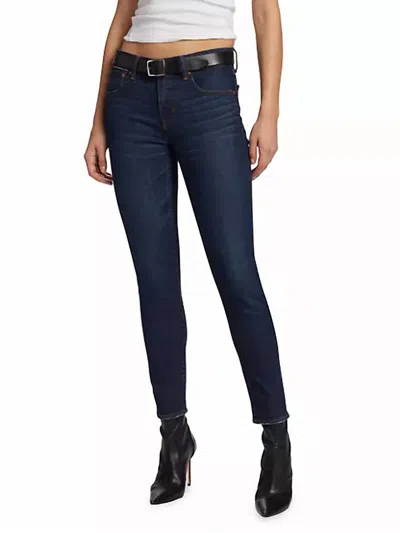 Moussy Shandon Skinny Jeans In Dark Blue