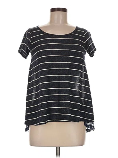 Pre-owned Moussy Short Sleeve T-shirt In Black