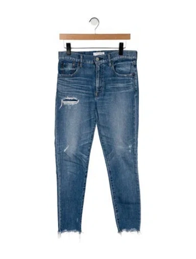 Pre-owned Moussy Skinny Jeans In Blue