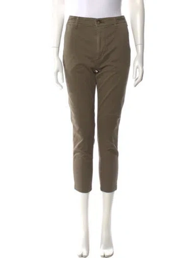 Pre-owned Moussy Skinny Leg Pants In Green