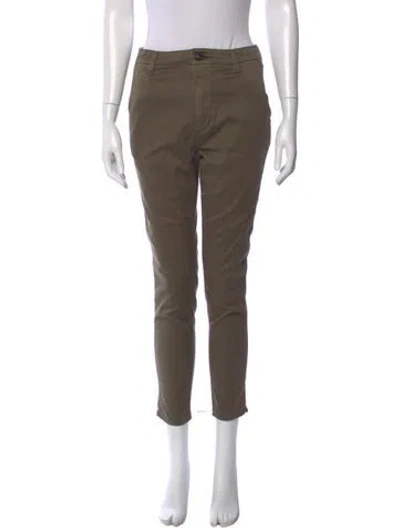 Pre-owned Moussy Skinny Leg Pants In Green