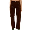 MOUSSY SLATER CORDUROY STRAIGHT PANT IN CAMEL