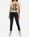 Moussy Staley Tapered Jean In Black