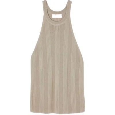 Moussy Swarm Delta Tank Top In Beige