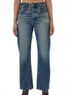 Moussy Torrey Remake Flare Jeans In Blue In Blue
