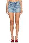 Moussy Troppard Shorts In Light Blue In Blue