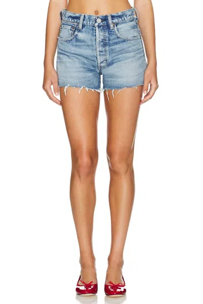 Moussy Troppard Shorts In Light Blue