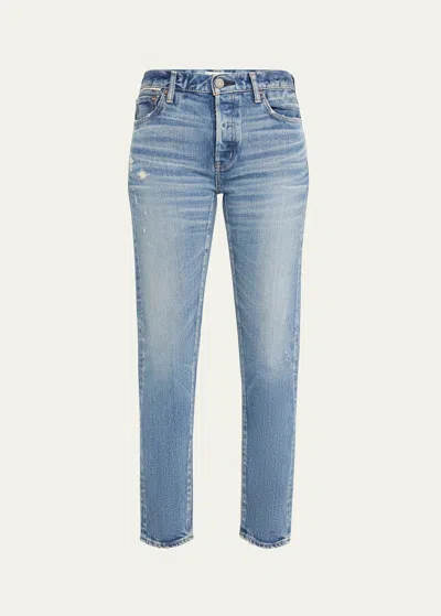 Moussy Vintage Annesdale Tapered Jeans In Blue