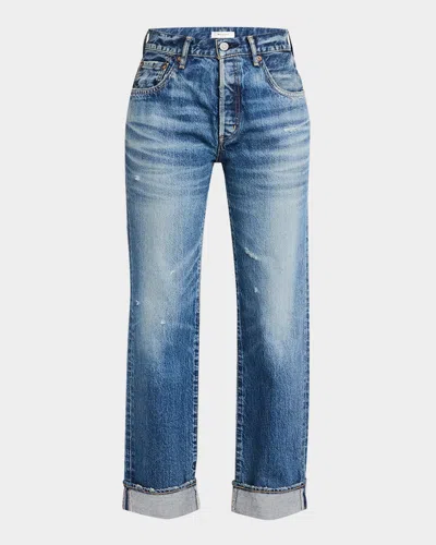 MOUSSY VINTAGE AQUEBOGUE STRAIGHT CUFFED JEANS
