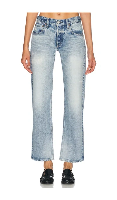 Moussy Vintage Aurantia Straight In 라이트 블루