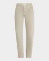 Moussy Vintage Bayonne Straight Leg Jeans In Ltgrn