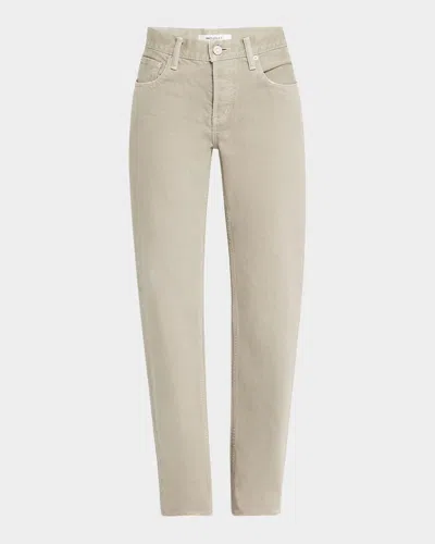 MOUSSY VINTAGE BAYONNE STRAIGHT LOW-RISE JEANS
