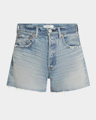 Moussy Vintage Bayville Cut-off Denim Shorts