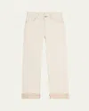 Moussy Vintage Bellport Straight Jeans In White