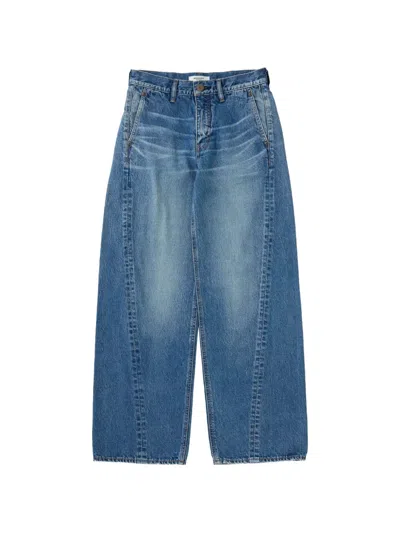 Moussy Vintage 웨어햄 루즈 스트레이트 진 In Blue